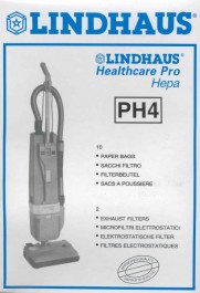 Lindhaus PH4 Genuine Vacuum Bags 